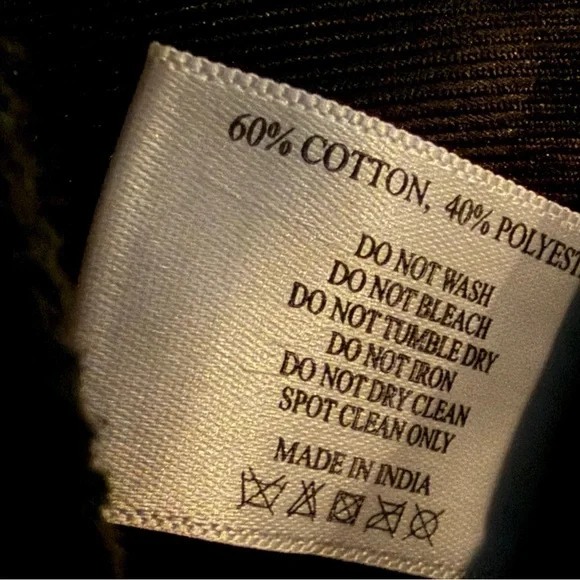 America & Beyond Bohemian Black and Cream Jacquard Beaded Tote Bag with Tassel - Picture 9 of 9